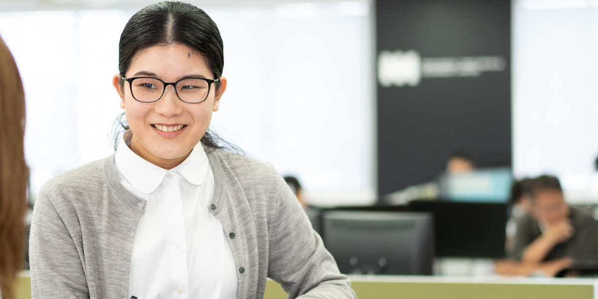 社内ミーティングもしやすく、風通しのよい環境です。